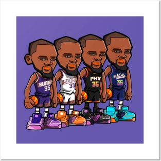 Kevin Durant Phoenix Suns 2024 Posters and Art